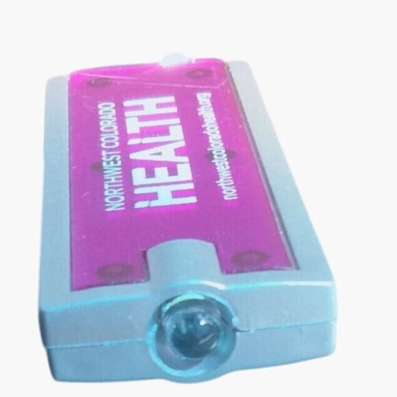 Northwest Colorado Health LED Keychain Flashlight Purple - Picture 3 of 5